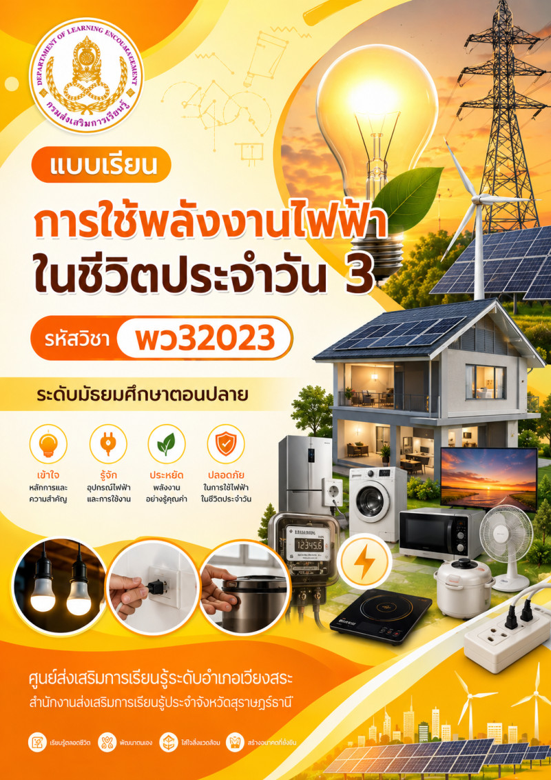การใช้พลังงานไฟฟ้าในชีวิตประจำวัน 3
